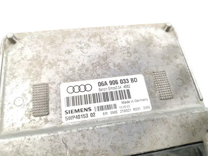 Audi A3/S3 8L (2000 - 2003) 06A906033BD Блок управления двигателем (ЭБУ) — фото 7