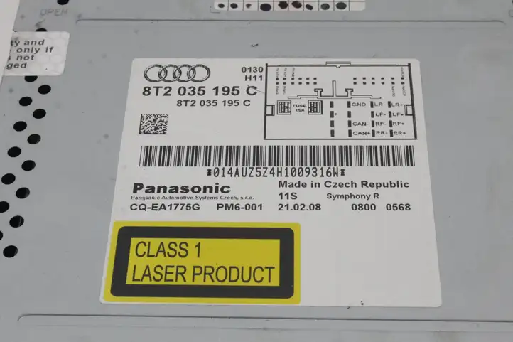 Audi A4 S4 B8 8K (2007 - 2011) 8T2035195C Магнитола / мультимедийная система — фото 7