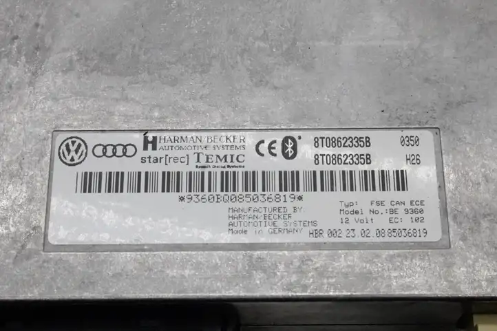 Audi A4 S4 B8 8K (2007 - 2011) 8T0862335B Bluetooth модуль — фото 3
