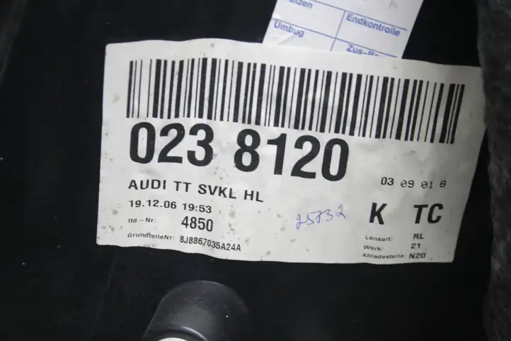 Audi TT TTS Mk2 (2006 - 2010) 8J8867035A Прочие детали салона — фото 3