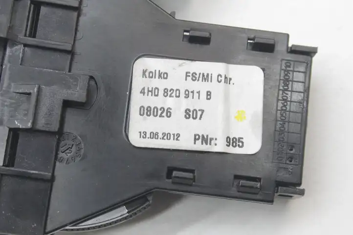 Audi A8 (2010 - 2014)  4H0820911B Блок переключателей