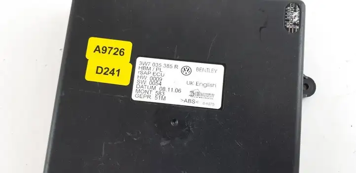 Bentley Continental (2003 - 2017) 3W7035385R Блок GSM — фото 2