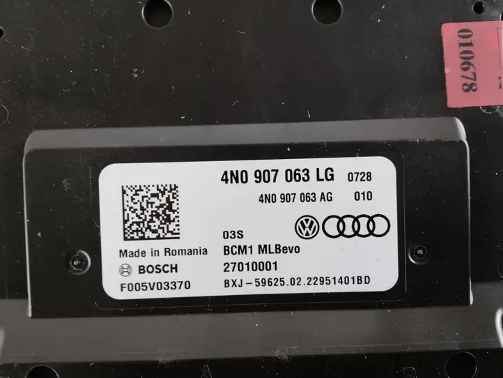 Audi e-tron (2018 - ) 4N0907063LG Модуль комфорта — фото 4