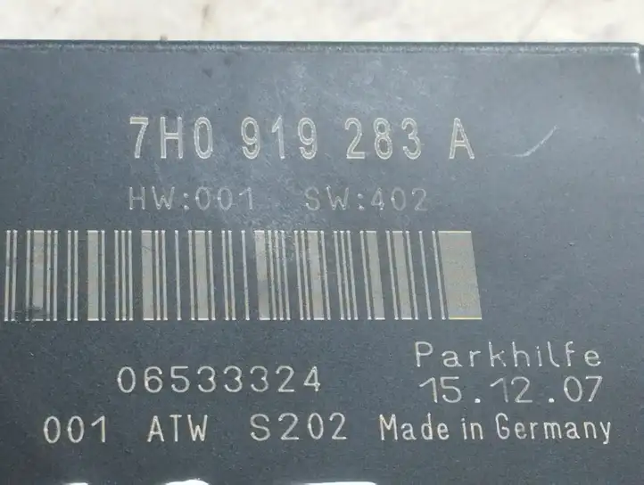 Volkswagen Polo (2005 - 2009) 7H0919283A Блок управления парктрониками — фото 2