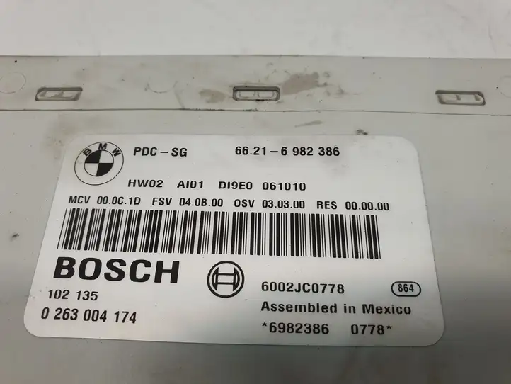 BMW 3 E90 E91 (2005 - 2012) 6982386 Блок управления парктроником — фото 4