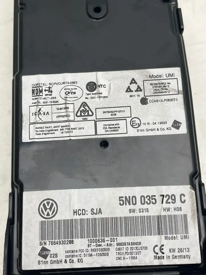 Volkswagen Beetle A5 (2011 - 2018) 5N0035729C Прочие блоки управления — фото 5