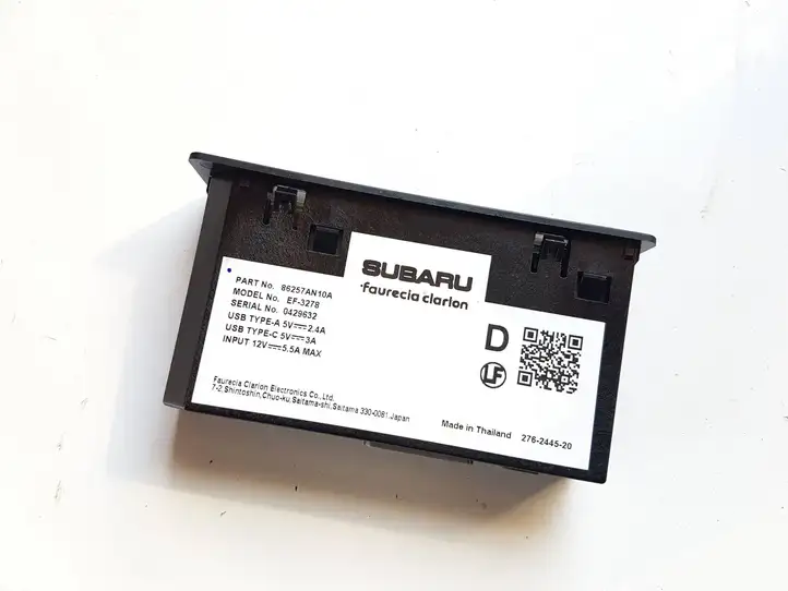 Subaru Ascent (2018 - ) 86257AN10A USB модуль — фото 3