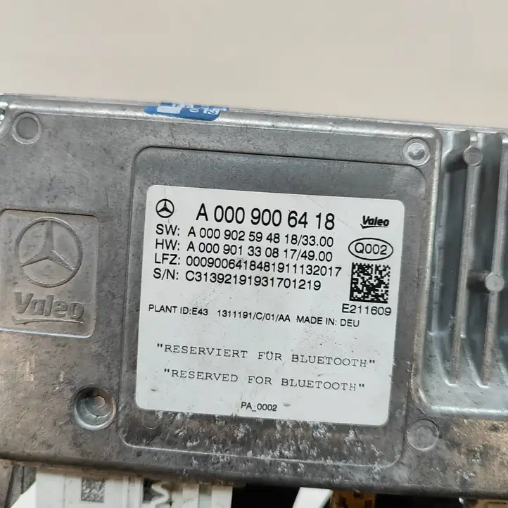 Mercedes-Benz E W213 (2016 - ) A0009006418 Модуль управления видео — фото 5
