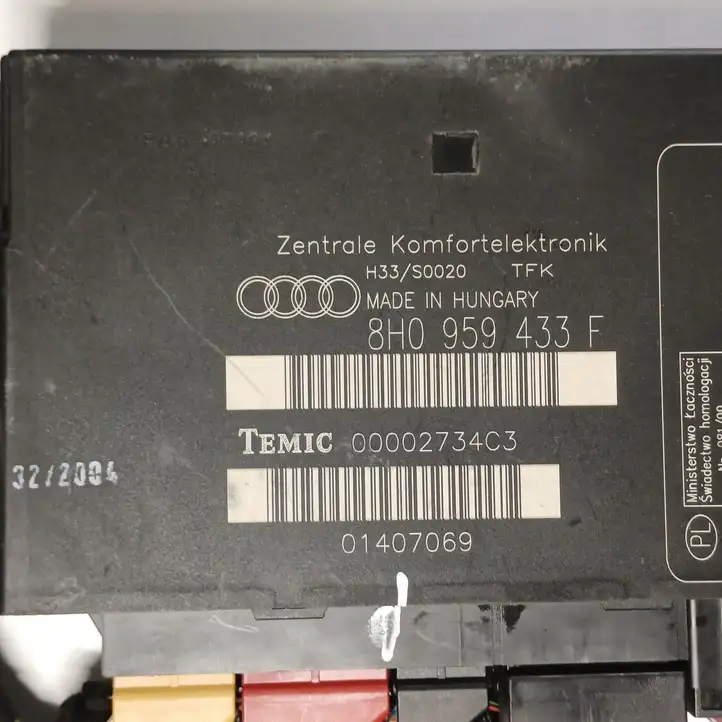 Audi A4 S4 B6 8E 8H (2000 - 2006) 8H0959433F Модуль комфорта — фото 6