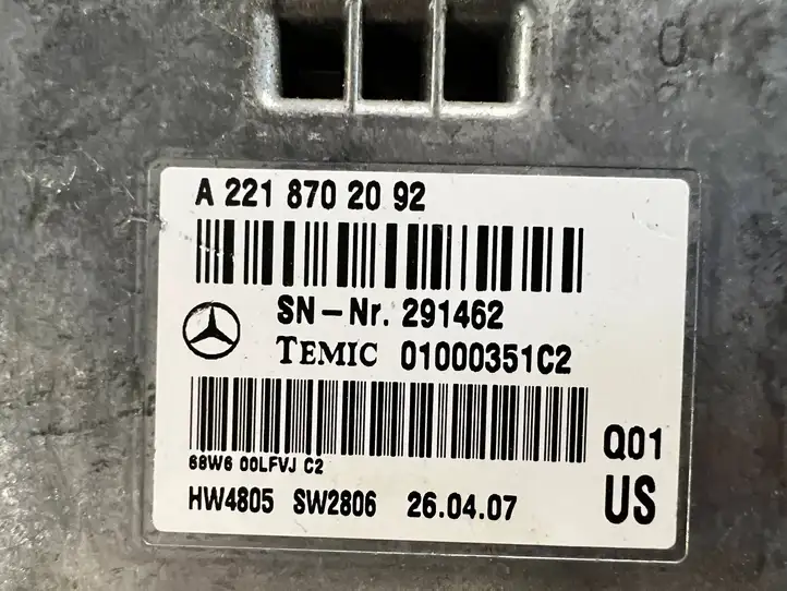 Mercedes-Benz CL C216 (2007 - 2014) A2218702092 Модуль голосового управления — фото 3