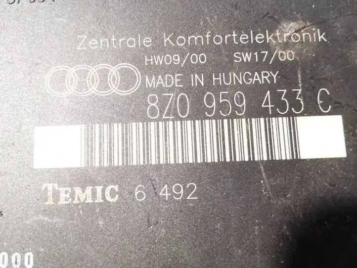 Audi (1999 - 2007) 8z0959433c Модуль комфорта — фото 3