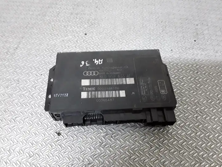 Audi A4 S4 B6 8E 8H (2000 - 2006) 8E0959433AE Модуль комфорта — фото 1