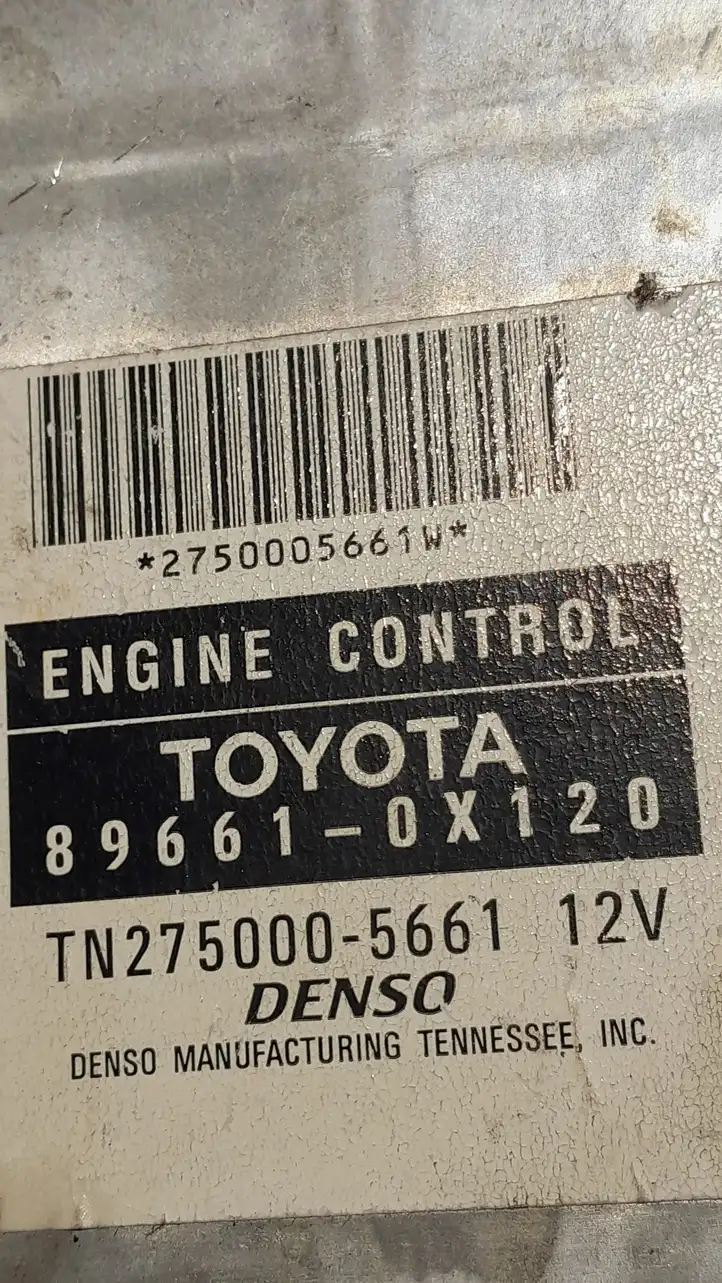 Toyota Solara (2003 - 2009) 896610X120 Блок управления двигателем (ЭБУ) — фото 2