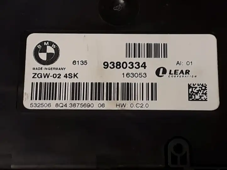 BMW X4 F26 (2014 - 2017) 9380334 Прочие блоки управления — фото 2