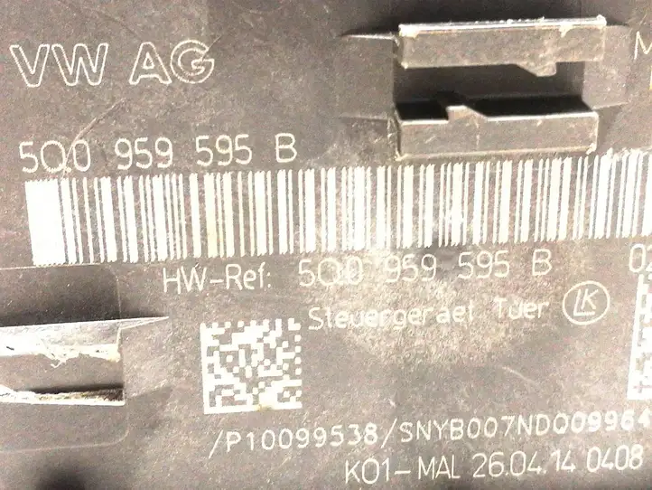 Audi A3/S3 8V (2012 - 2016) 5Q0959595B Блок управления дверью — фото 2