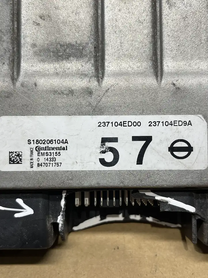 Nissan Qashqai (2013 - 2017) 237104ED00 Блок управления двигателем (ЭБУ) — фото 6