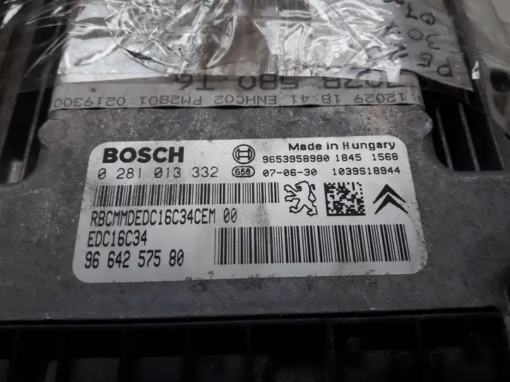 Peugeot 307 (2001 - 2005)  0281013332 Блок управления двигателя