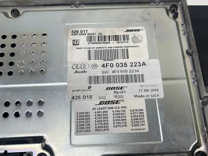 Audi A6 S6 C6 4F (2004 - 2008) 4F0035223A Усилитель звука — фото 2
