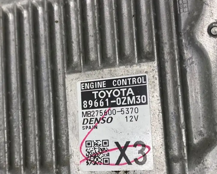 Toyota Auris E180 (2012 - 2018) 896610ZM30 Блок управления двигателем (ЭБУ) — фото 4
