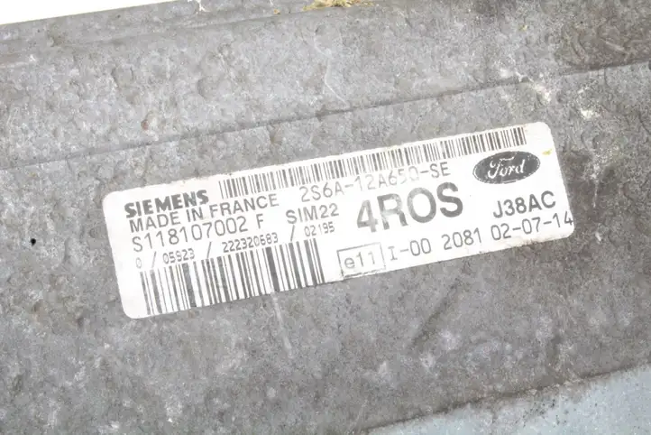 Ford Fiesta (2017 - ) 2S6A12A650SE Блок управления двигателем (ЭБУ) — фото 2