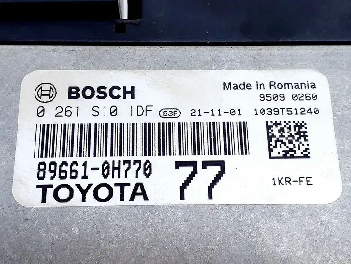 Toyota Aygo AB40 (2018 - 2021) 896610H770 Блок управления двигателем (ЭБУ) — фото 2