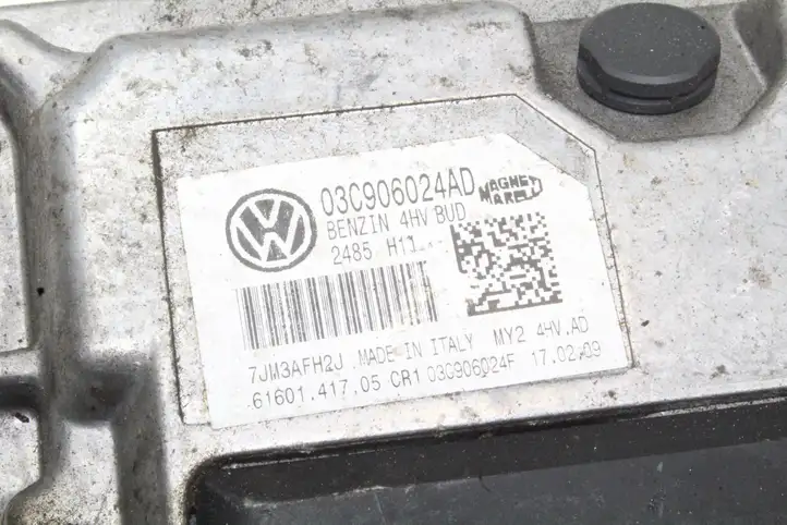 Volkswagen Polo VI (2015 - 2019) 03C906024AD Блок управления двигателем (ЭБУ) — фото 2