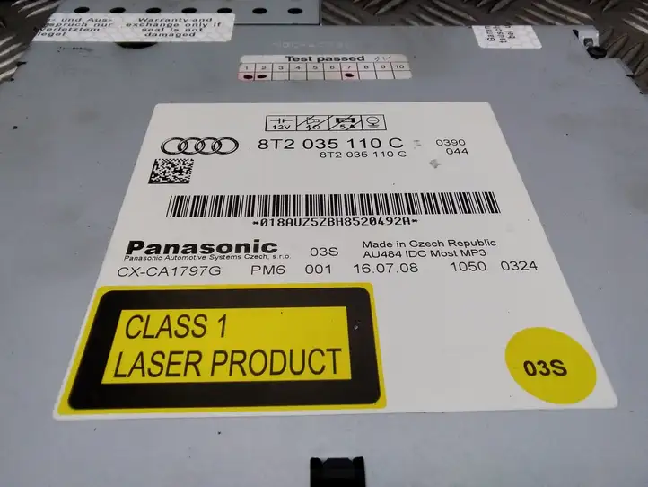 Audi A5 (2007 - 2011)  8T2035110C CD/DVD чейнджер