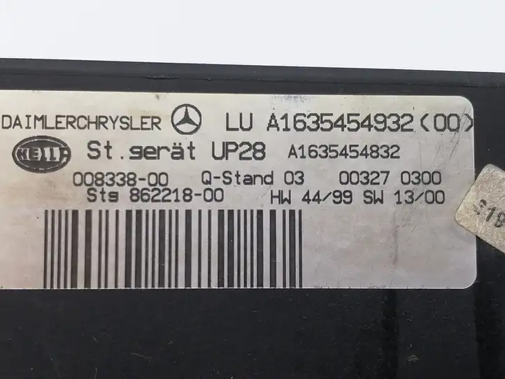 Mercedes-Benz ML W163 (1997 - 2005) A1635454932 Прочие блоки управления — фото 8