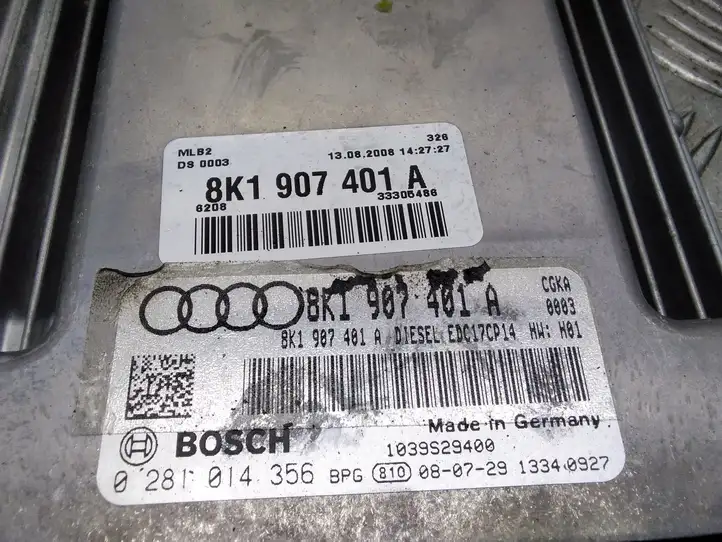 Audi A5 8T 8F (2007 - 2011) 8K1907401A Блок управления двигателем (ЭБУ) — фото 3