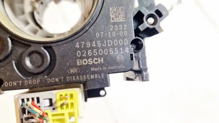 Nissan Note (E11) (2006 - 2014) 47945jd000 Контактное кольцо SRS — фото 3