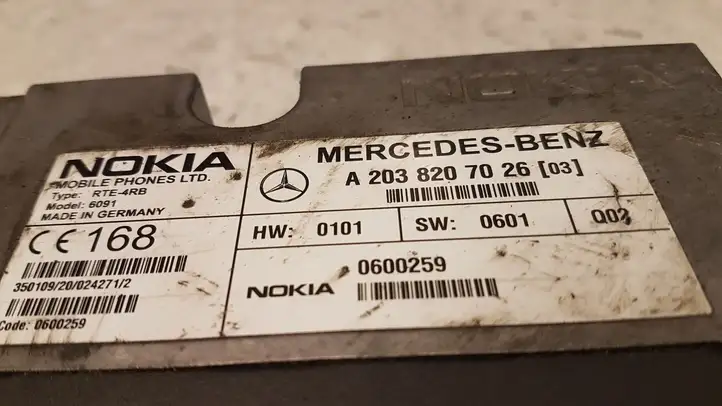 Mercedes-Benz C W203 (2000 - 2007) A2038207026 Блок GSM — фото 1