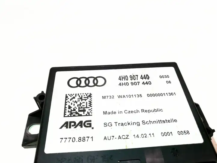 Audi A7 S7 4G (2010 - 2014) 4H0907440 Прочие блоки управления — фото 2