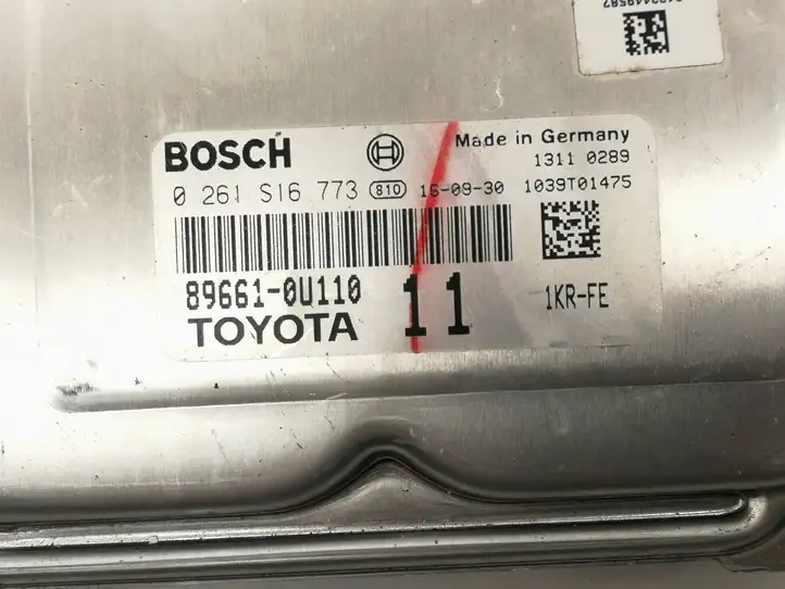 Toyota Yaris (2014 - 2019) 0261S16773 Блок управления двигателем (ЭБУ) — фото 4