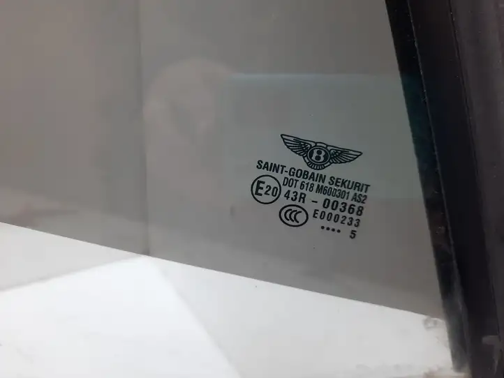 Bentley Continental (2003 - 2017) 3W8845298D Заднее боковое стекло — фото 4