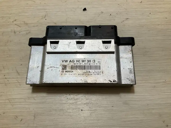 Skoda Fabia Mk3 (NJ) (2015 - 2021) 04E907309CB Блок управления двигателем (ЭБУ) — фото 1