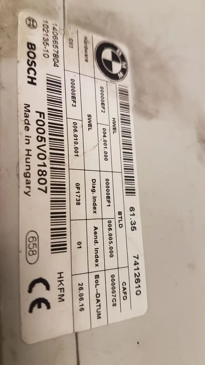 BMW 2 F22 F23 (2013 - 2017) 7412610 Блок управления крышкой багажника — фото 3
