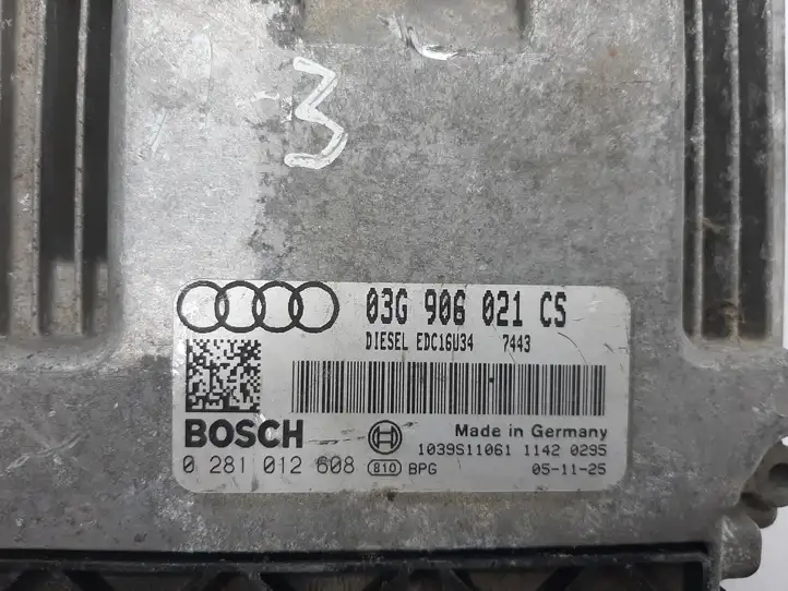 Audi A3/S3 8P (2004 - 2008) 03G906021CS Блок управления двигателем (ЭБУ) — фото 2