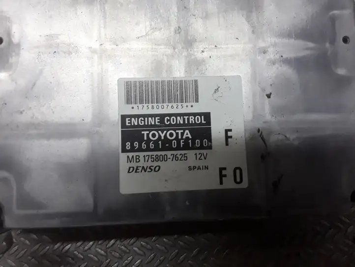 Toyota Corolla Verso AR10 (2004 - 2009) 896610F100 Блок управления двигателем (ЭБУ) — фото 2