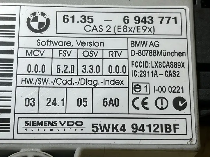 BMW 1 E81 E87 (2004 - 2011) 6943771 Модуль управления кузовом (BCM) — фото 3