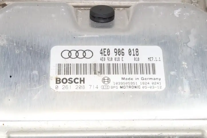 Audi A8 S8 D4 4H (2013 - 2017) 4E0906018 Блок управления двигателем (ЭБУ) — фото 2