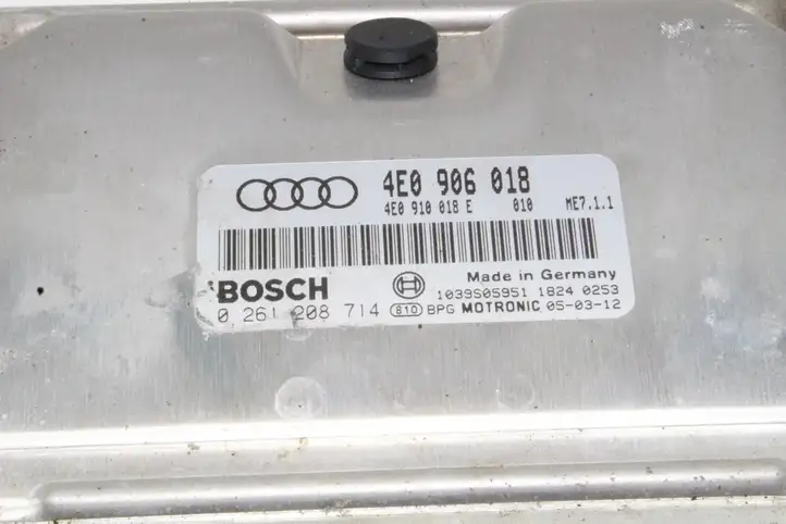 Audi A8 S8 D4 4H (2013 - 2017) 4E0906018 Блок управления двигателем (ЭБУ) — фото 2