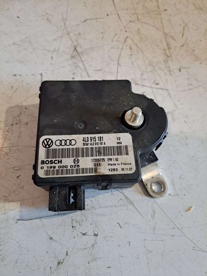 4L0915181 Audi Q7 4L Maitinimo valdymo blokas