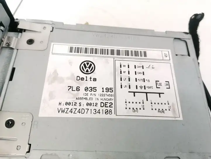 Volkswagen Touareg I (2002 - 2010) 7L6035195 Магнитола / мультимедийная система — фото 3