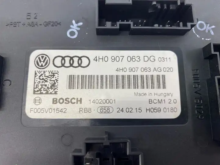 Audi A6 C7 (2014 - 2018) 4H0907063DG Прочие блоки управления — фото 4