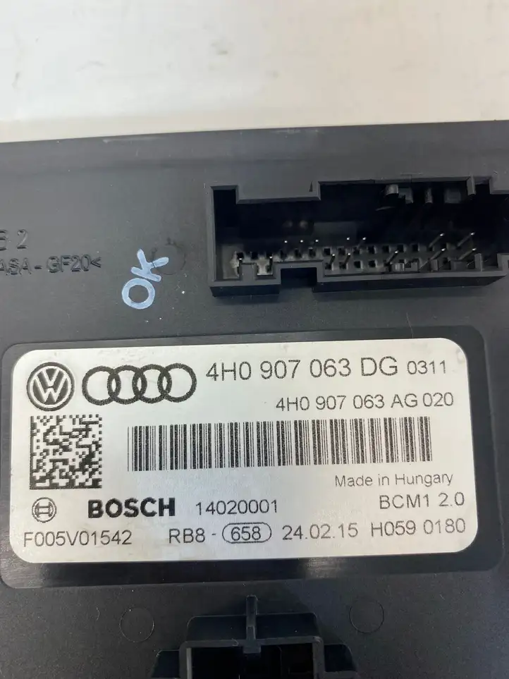 Audi A6 C7 (2014 - 2018) 4H0907063DG Прочие блоки управления — фото 5