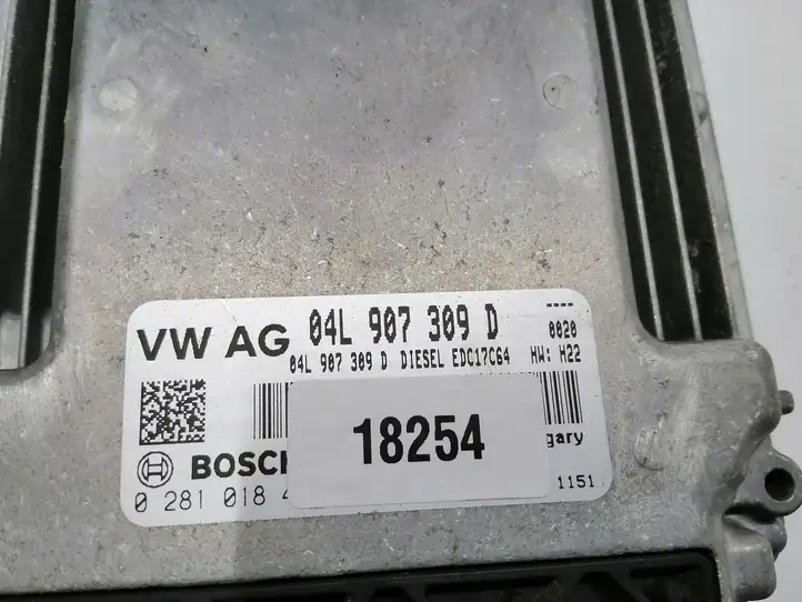 Volkswagen Golf VII (2013 - 2019) 04L907309D Блок управления двигателем (ЭБУ) — фото 4