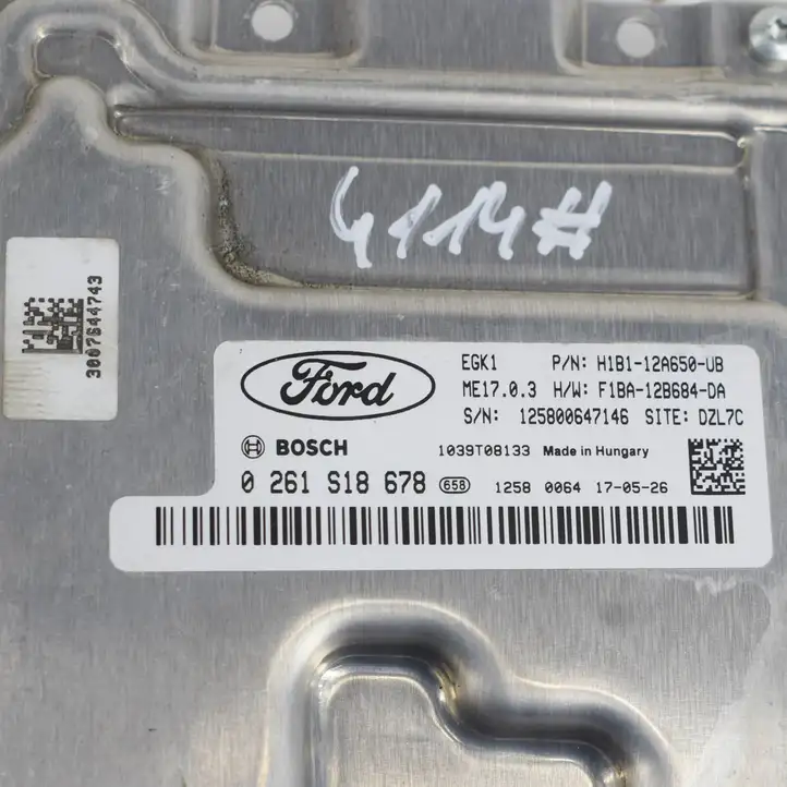 Ford Fiesta (2013 - 2017) H1B112S650UB Блок управления двигателем (ЭБУ) — фото 8