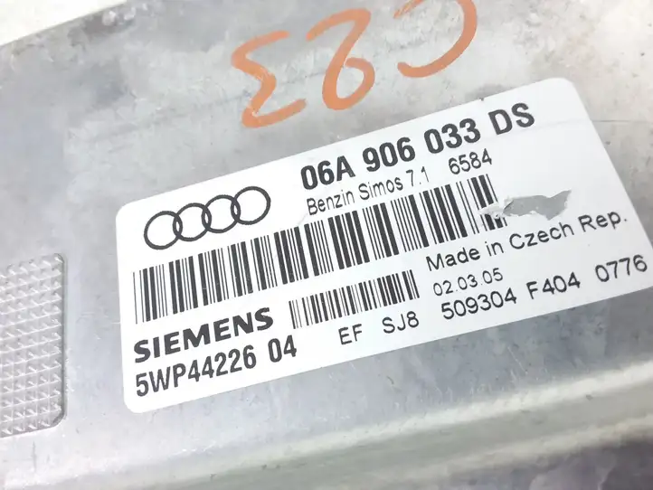 Audi A3/S3 8P (2004 - 2008) 06A906033DS Блок управления двигателем (ЭБУ) — фото 3