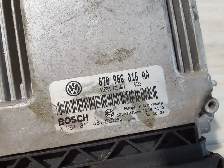 Volkswagen Touareg I (2002 - 2010) 070906016AA Блок управления двигателем (ЭБУ) — фото 2