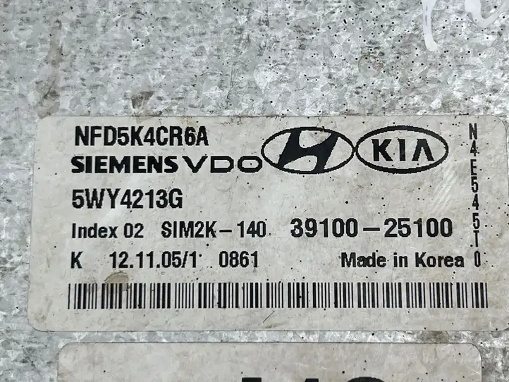 Hyundai Sonata (2003 - 2007) 5WY4213G Блок управления двигателем (ЭБУ) — фото 4